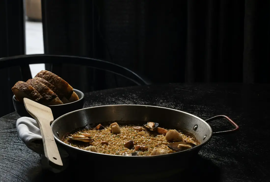 Arroz a la leña