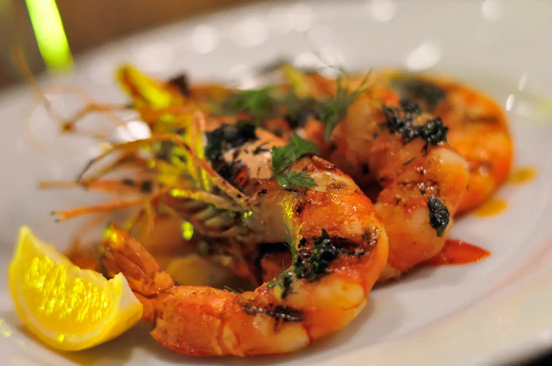 Gamba roja de Sóller a la plancha